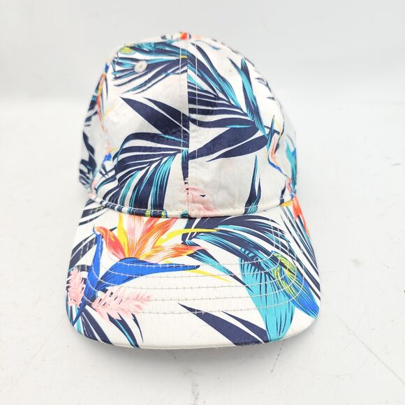 Other - Floral Shiny Baseball Cap Strap Back Bird Of Paradise